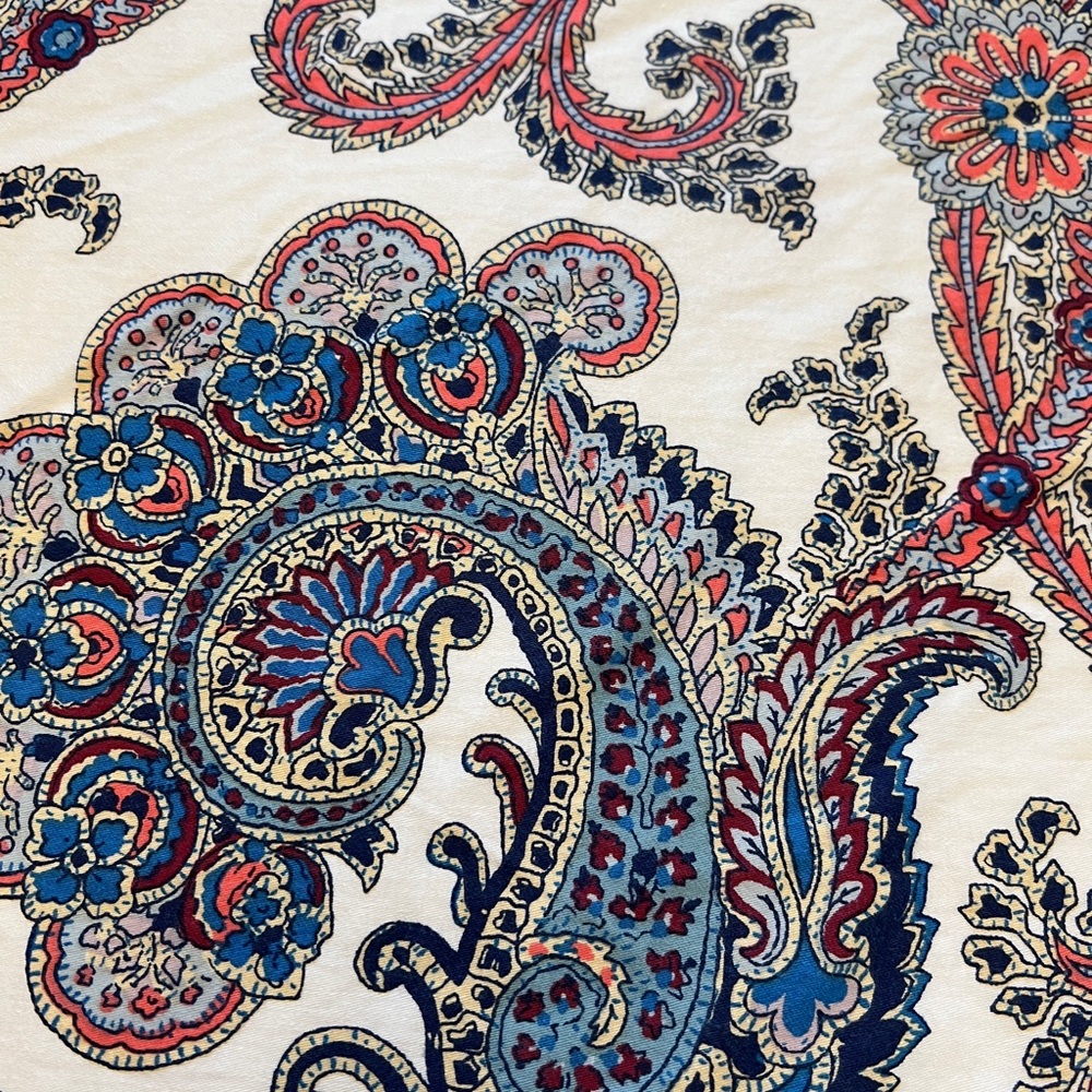 Ralph Lauren Reversible Carter Paisley Full/Queen Duvet Cover Set - Picture 5 of 7